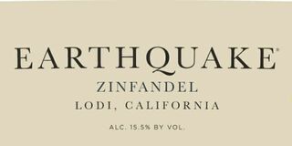 Earthquake Zinfandel