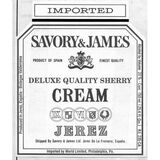 Savory James Cream Sherry
