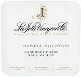 La Jota Howell Mtn Cabernet Franc