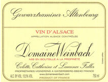 Weinbach Altenbourg Gewurztraminer