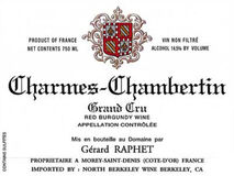 Gerard Raphet Charmes Chambertin Grand Cru