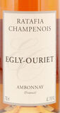 Egly Ouriet Ratafia Champenois Dessert Wine