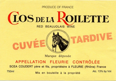 Clos De La Roilette Cuvee Tardive