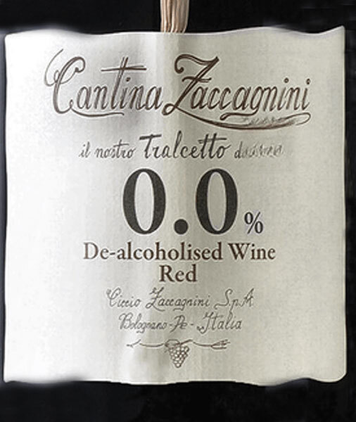 Cantina Zaccagnini Alcohol Removed Red
