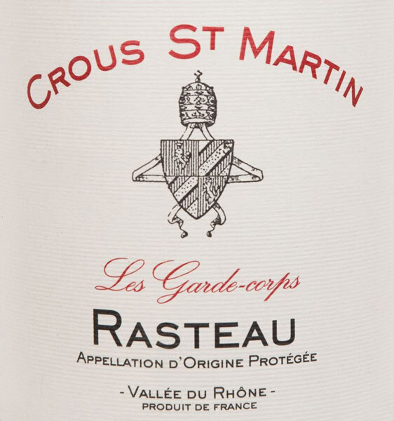 Crous St Martin Rasteau Les Garde Corps Red