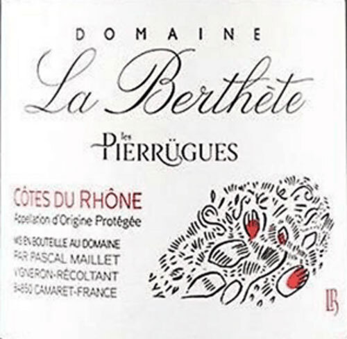 Domaine La Berthete Les Pierrugues Cotes du Rhone Red
