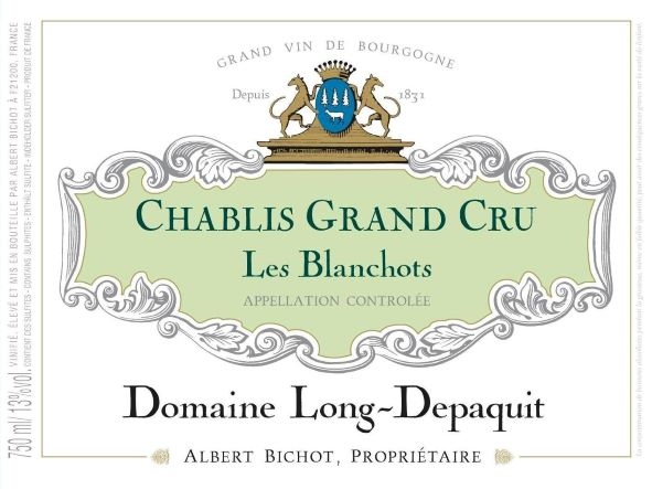 Albert Bichot Chablis GC Les Blanchots Domaine Long Depaquit