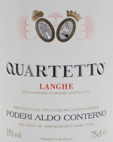 Aldo Conterno Quartetto Langhe Rosso