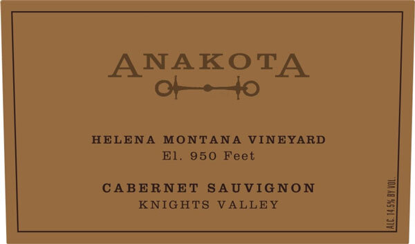 Anakota Helena Montana Vineyard Cabernet