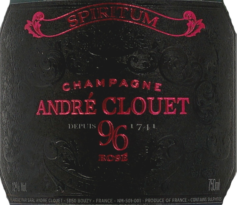 Andre Clouet Spiritum 96 Rose