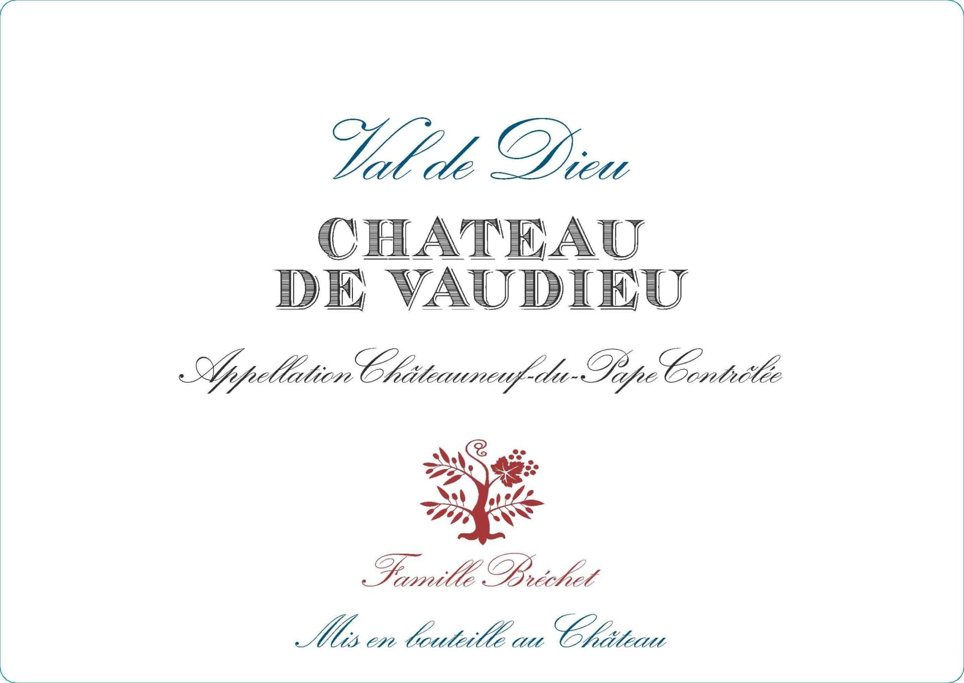 Chateau de Vaudieu Val de Dieu Chateauneuf du Pape
