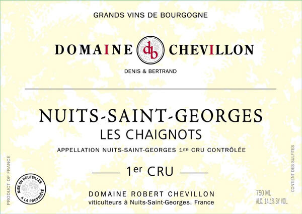 Chevillon Les Chaignots Nuits Saint George 1er Cru