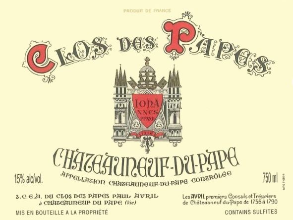 Clos Des Papes Chateauneuf du Pape