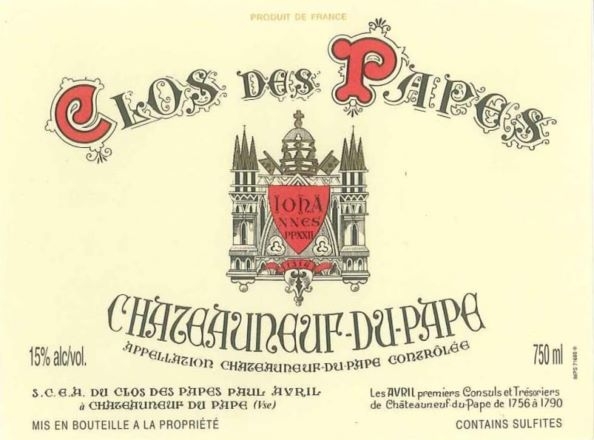 Clos Des Papes Chateauneuf du Pape
