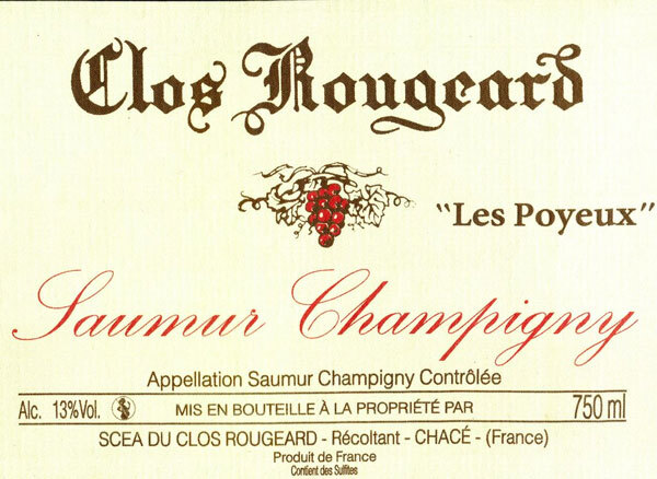 Clos Rougeard Les Poyeux Saumur Champigny