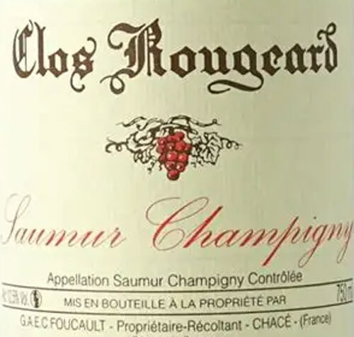 Clos Rougeard Saumur Champigny