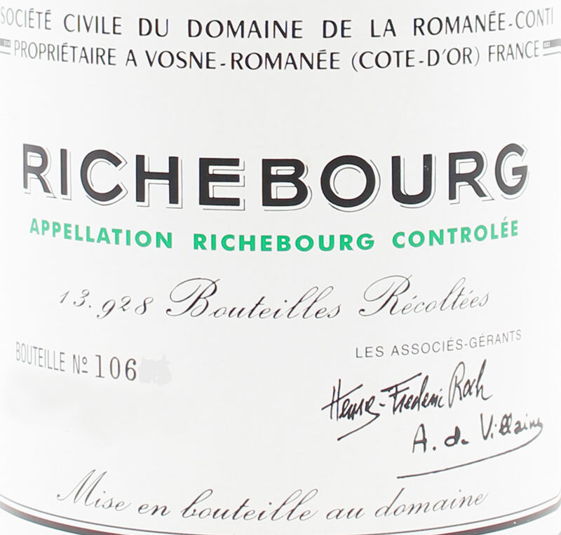 Domaine De La Romanee Conti Richebourg