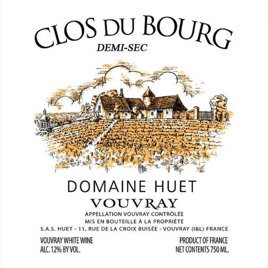 Domaine Huet Clos du Bourg Demi Sec Vouvray