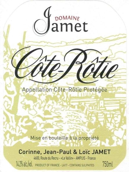 Domaine Jamet Cote Rotie
