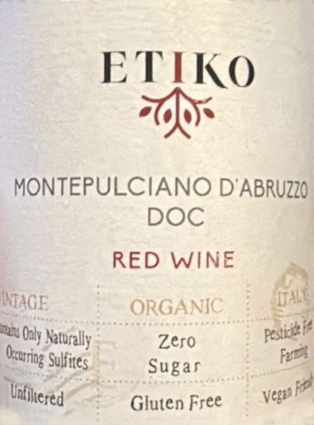 Etiko Montepulciano d Abruzzo