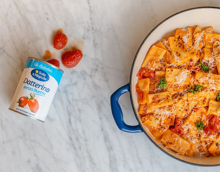 Baked Rigatoni in Creamy Vodka Sauce