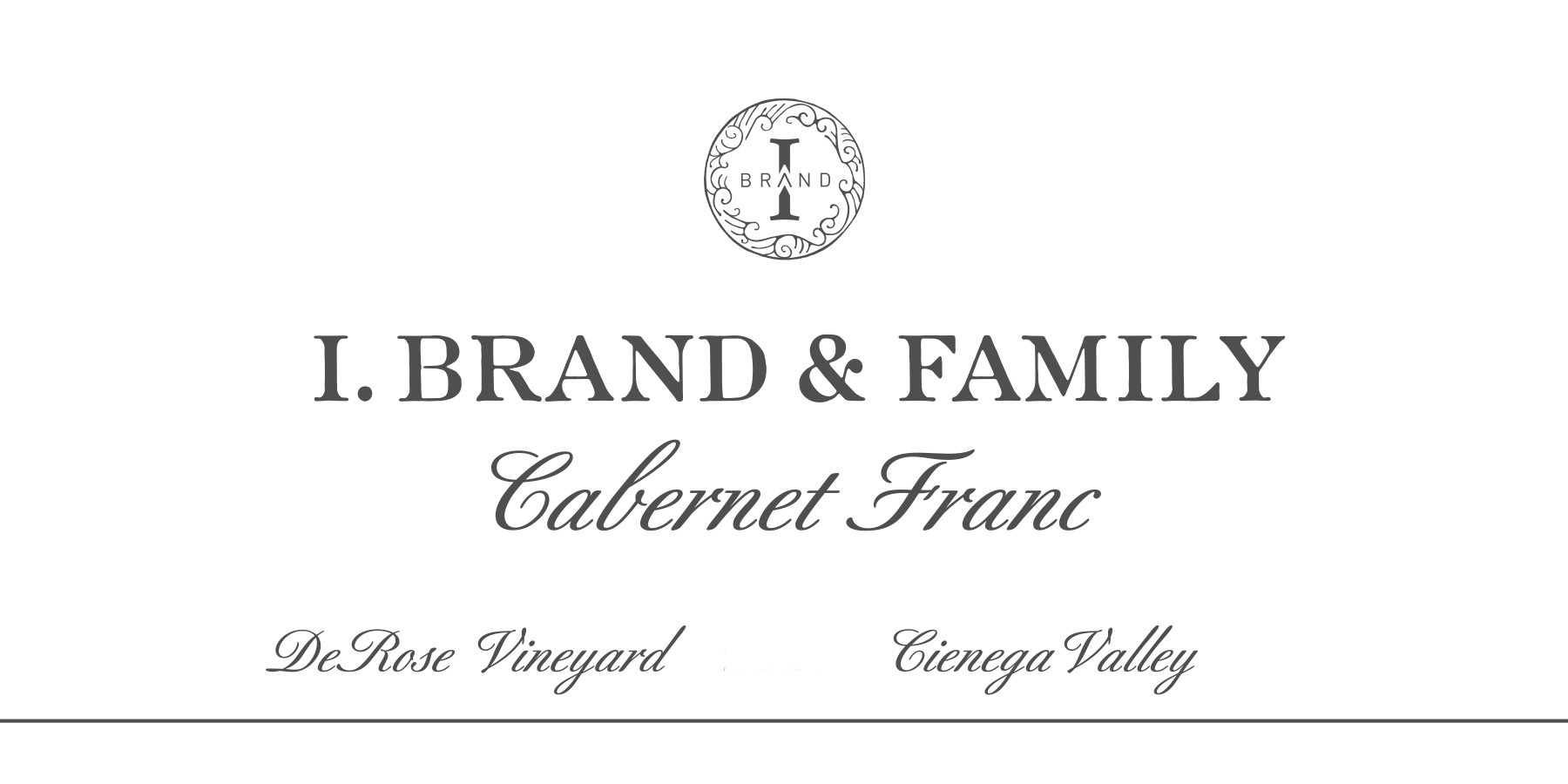 I Brand De Rose Cab Franc