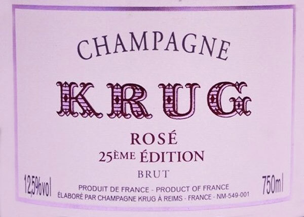 Krug Rose 25eme Edition