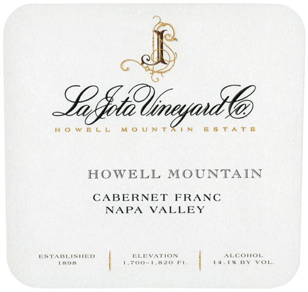 La Jota Howell Mtn Cabernet Franc