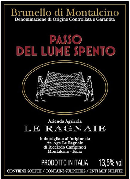 Le Ragnaie Passo del Lume Spento Brunello