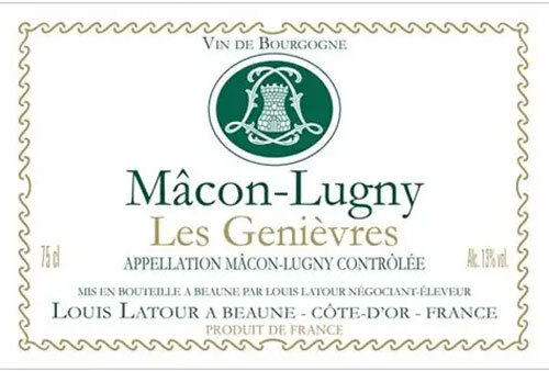 Louis Latour Macon Lugny Les Genievres
