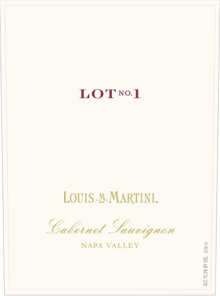 Louis Martini Lot 1 Sonoma
