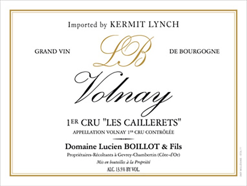Lucien Boillot Volnay Les Caillerets