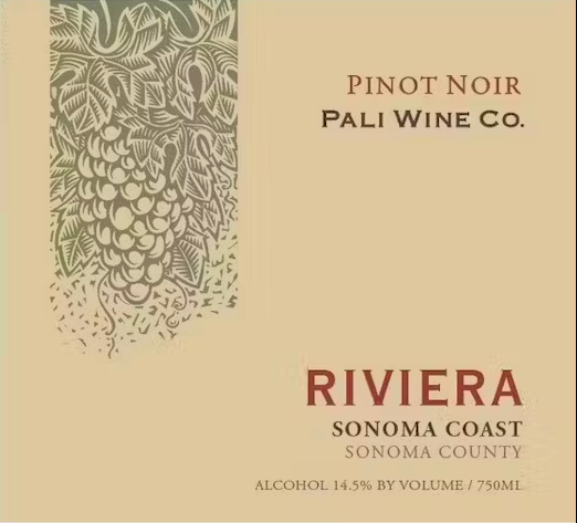Pali Wine Company Riviera Pinot Noir