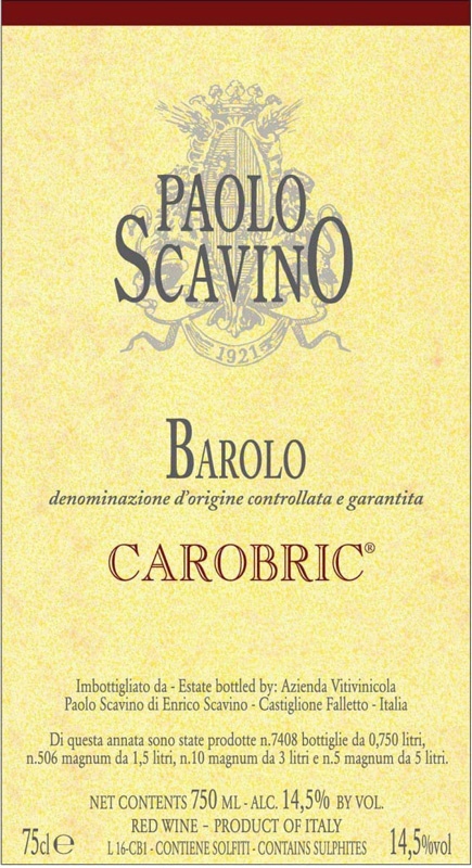 Paolo Scavino Carobric Barolo