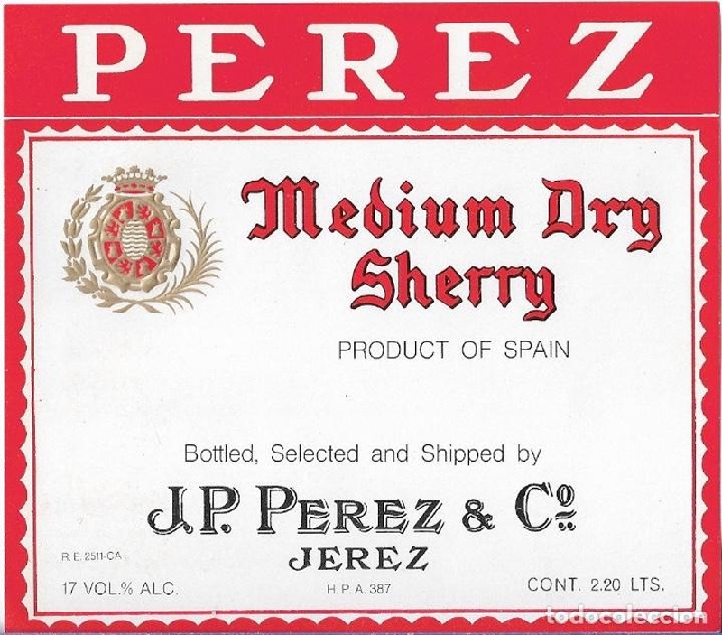 Perez Medium Dry Sherry