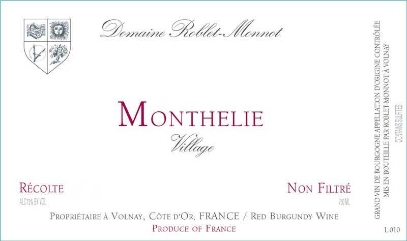 Roblet Monnot Monthelie Rouge