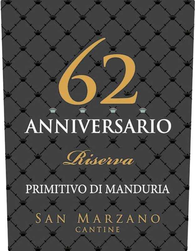 San Marzano 62 Anno Primitivo