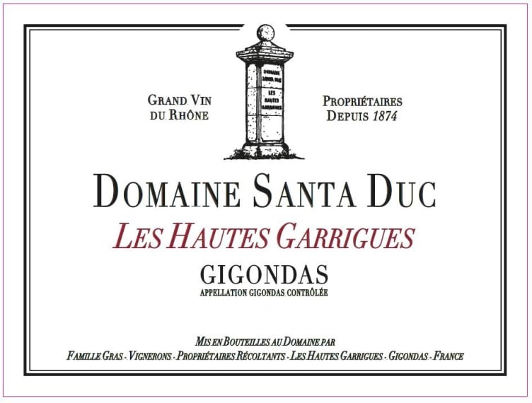 Santa Duc Haute Garrigues