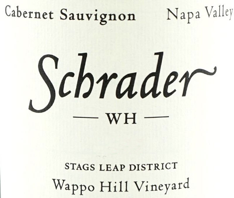 Schrader Wappo Hill Cabernet Sauvignon