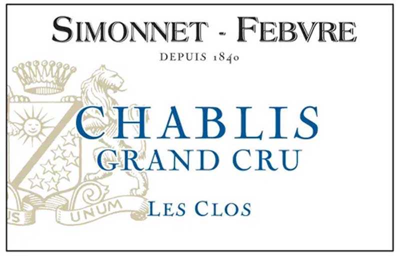 Simonnet Febvre Les Clos Chablis