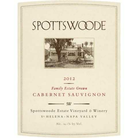 Spottswoode Cabernet 2012
