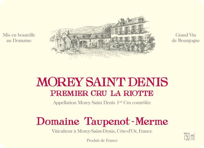 Taupenot Merme Morey St Denis La Riotte