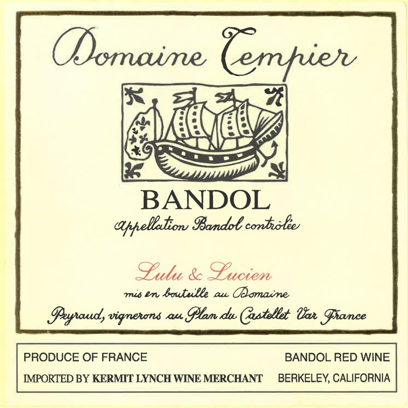 Tempier Lulu Lucien Bandol