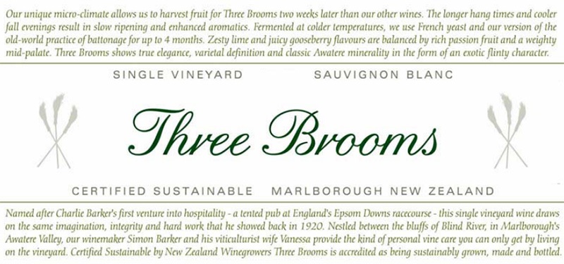 Three Brooms Sauv Blanc