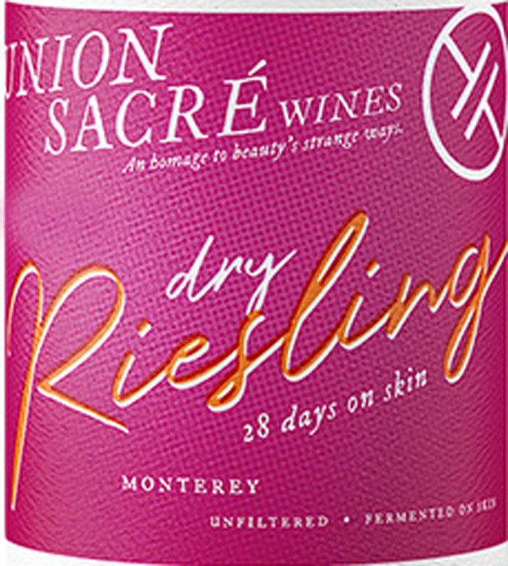 Union Sacre Orange Dry Riesling 28 Days on Skin