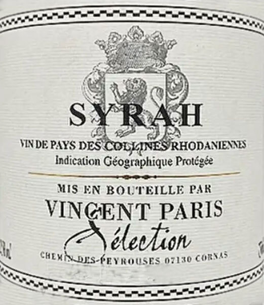 Vincent Paris Selection Syrah
