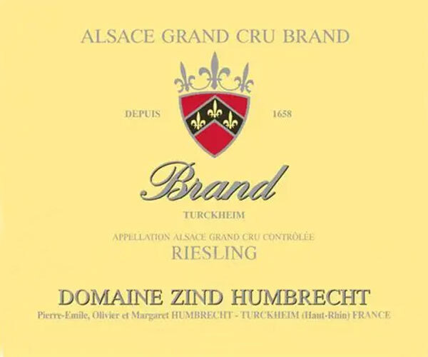 Zind Humbrecht Riesling Grand Cru Brand