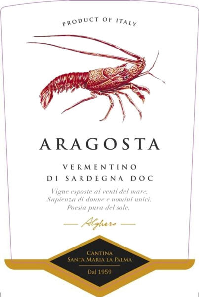 Cantina Santa Maria La Palma Aragosta Vermintino