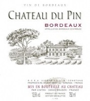 Chateau Du Pin Vin De Bordeaux 2016