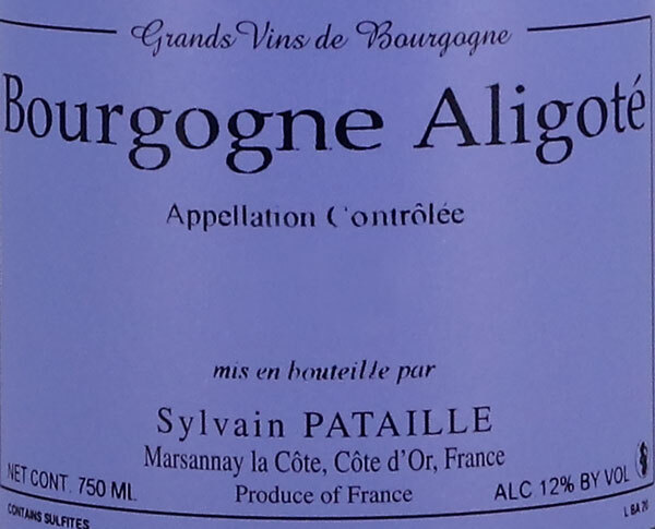 Domaine Pataille Bourgogne Aligote